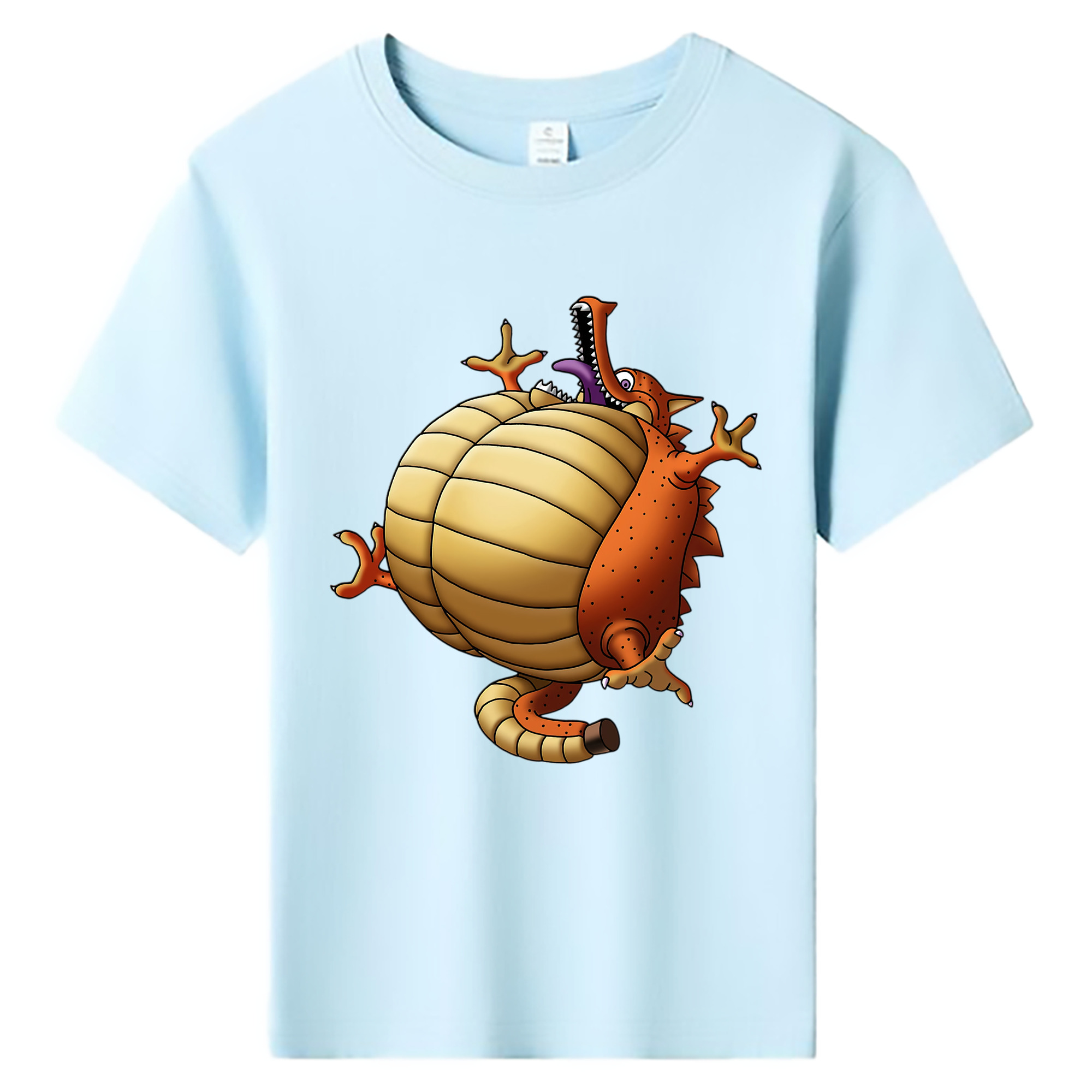 （画像用） ドラゴンクエスト Doragon Kuesuto Dragon Quest 綿100％キッズTシャツ（フロントプリント）